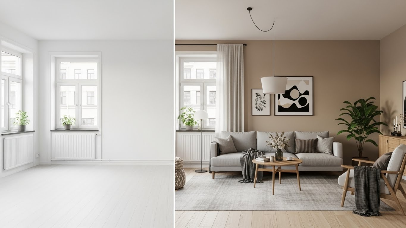 Étude de cas appartement Lyon - Avant/Après Convertique Studio