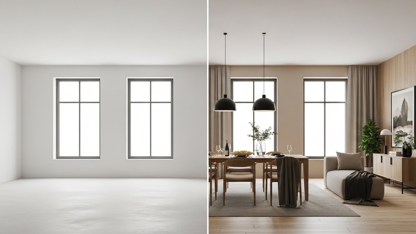 Étude de cas maison Bordeaux - Avant/Après Convertique Studio