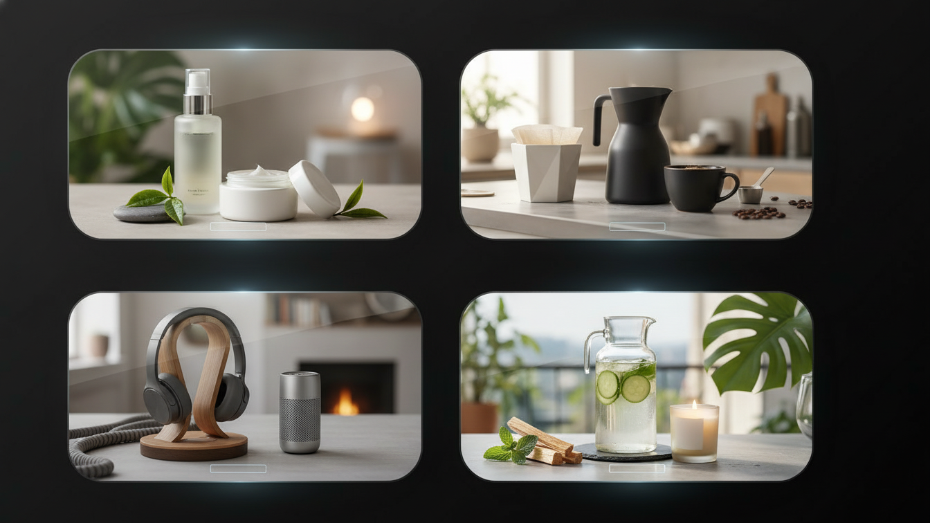 Projet ads : grille de créations publicitaires type Meta